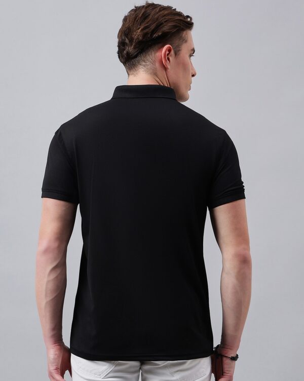 Men’s Solid Black Polo – Indian-Made Quality - Image 4