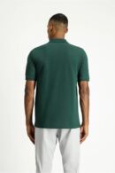 Men's Classic Fit Polo Shirt in Forest Green - Casual Elegance